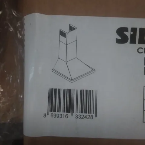 BOXED SILVERLINE CHIMNEY HOOD INOX 