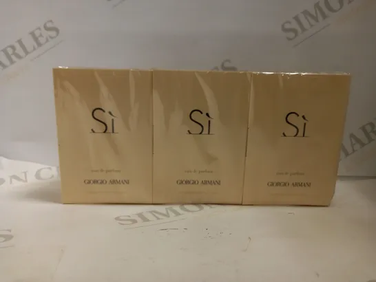 LOT OF APPROX 120 X 1.2ML GIORGIO ARMANI SI EAU DE PARFUM 