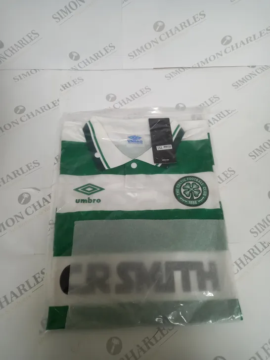 BAGGED RETRO CELTIC FC HOME SHIRT SIZE 2XL