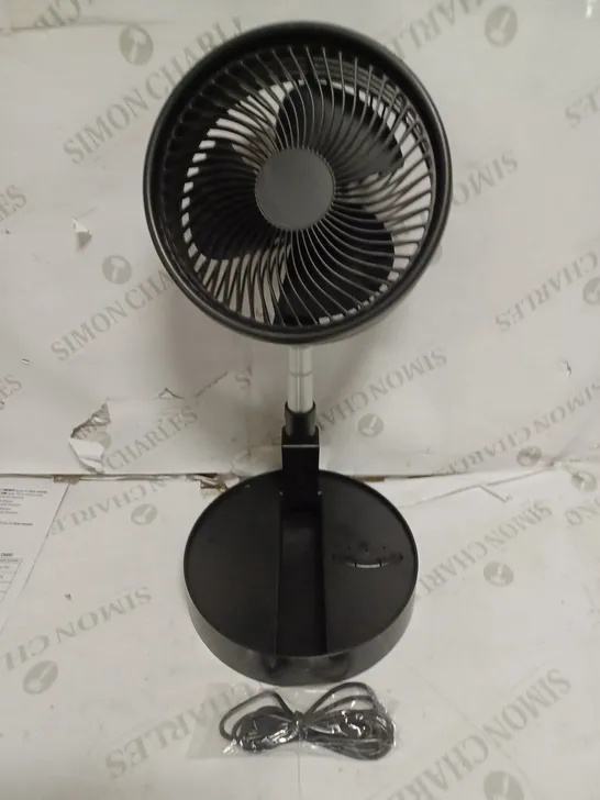 BELL & HOWELL RECHARGEABLE EXTENDABLE DESK & FLOOR FAN