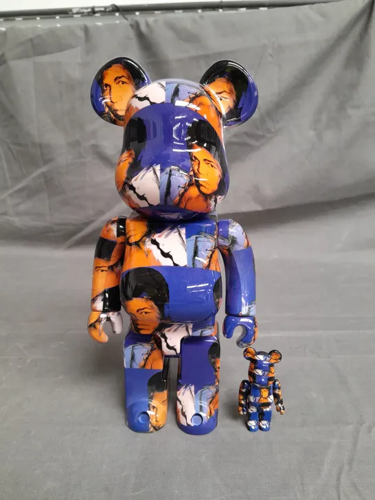 BEARBRICK - MUHAMMED ALI 100 & 400 ANDY WARHOL - COLLECTORS