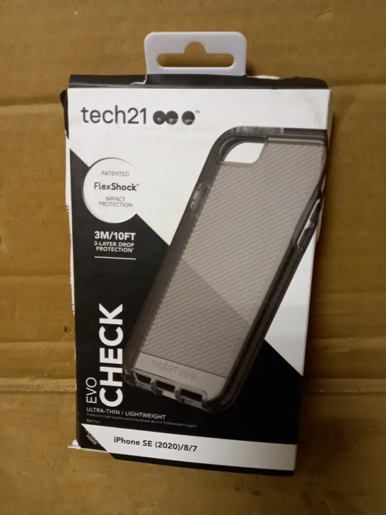 TECH21 EVO CHECK PROTECTIVE CASE FOR IPHONE SE (2020)/8/7