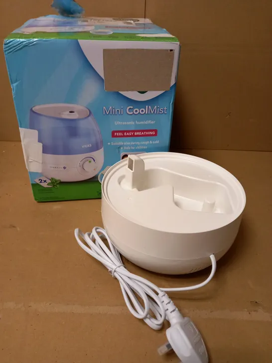 VICKS MINI COOLMIST ULTRASONIC HUMIDIFIER 