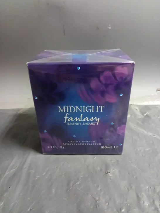 BOXED AND SEALED BRITNEY SPEARS MIDNIGHT FANTASY EAU DE PARFUM SPRAY 100ML