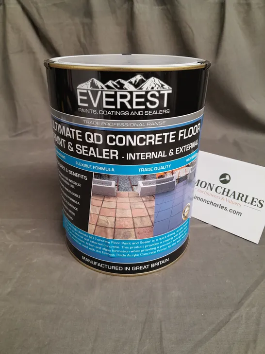 EVEREST ULTIMATE QD CONCRETE FLOOR PAINT AND SEALER - 5L