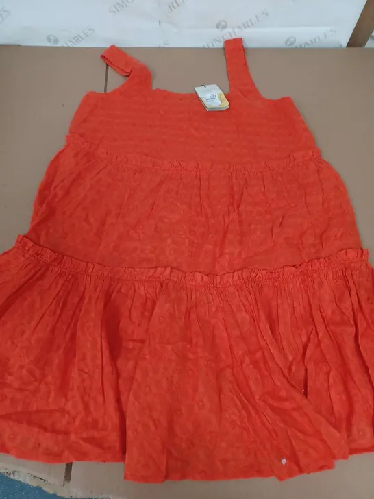 NOBODYS CHILD MISTY MINI DRESS IN ORANGE - UK 14