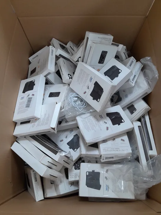 LARGE BOX OF ASSORTED IPHONE CASES