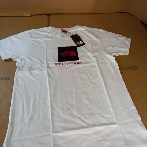 NORTH FACE WHITE T-SHIRT - L/G