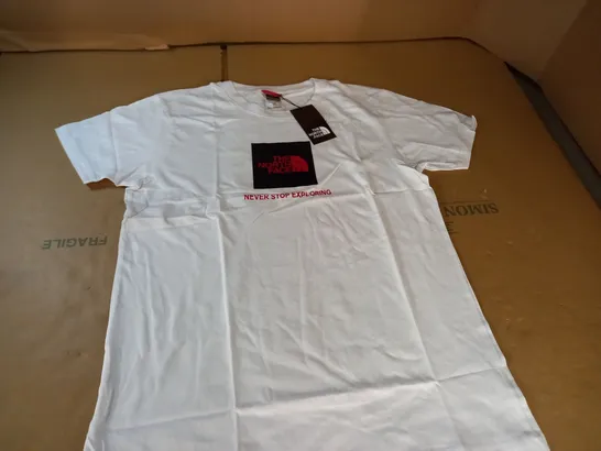 NORTH FACE WHITE T-SHIRT - L/G