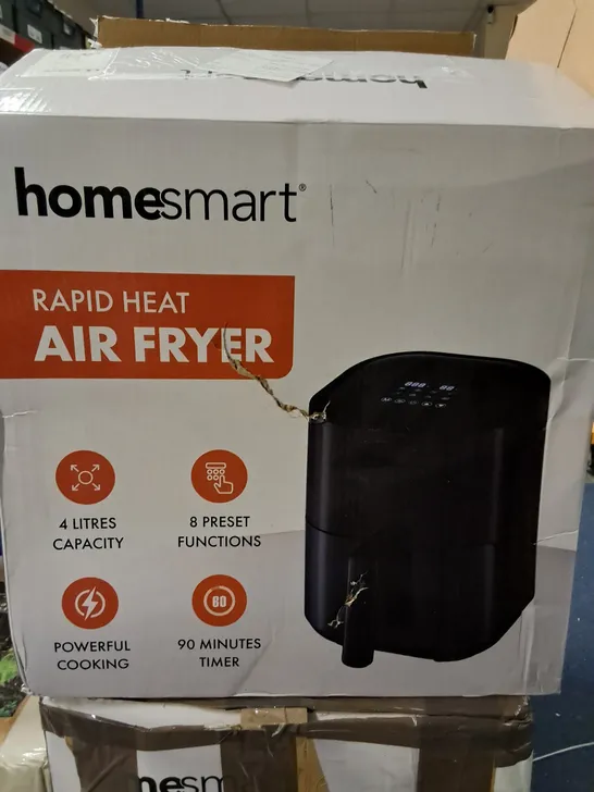 HOMESTART RAPID HEAT 4L AIR FRYER - BLACK