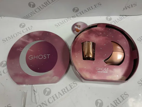 BOXED GHOST DEEP NIGHT EAU DE TOILETTE SPRAY 30ML & VANILLA CANDLE 