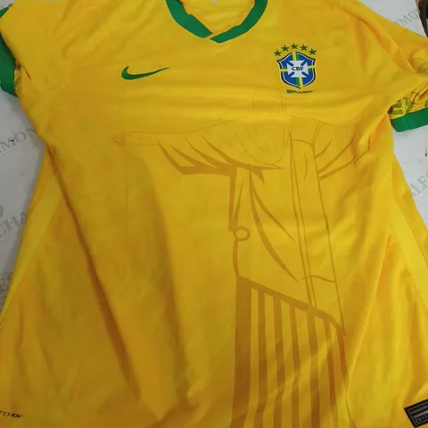 NIKE BRAZIL DRI FIT FOOTBALL SHIRT - 2XL