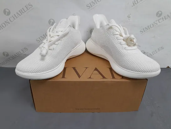 BOXED PAIR OF VIVAIA SHOES IN WHITE UK SIZE 6.5