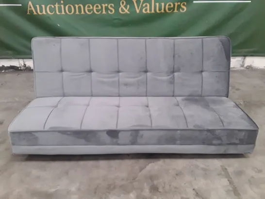 QUALITY DESIGNER CLIC-CLAC SOFA BED - GREY FABRIC