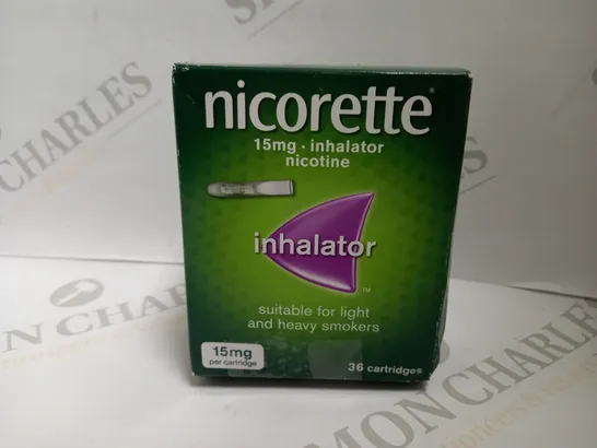 NICORETTE 15MG INHALATOR 36 CARTRIDGES