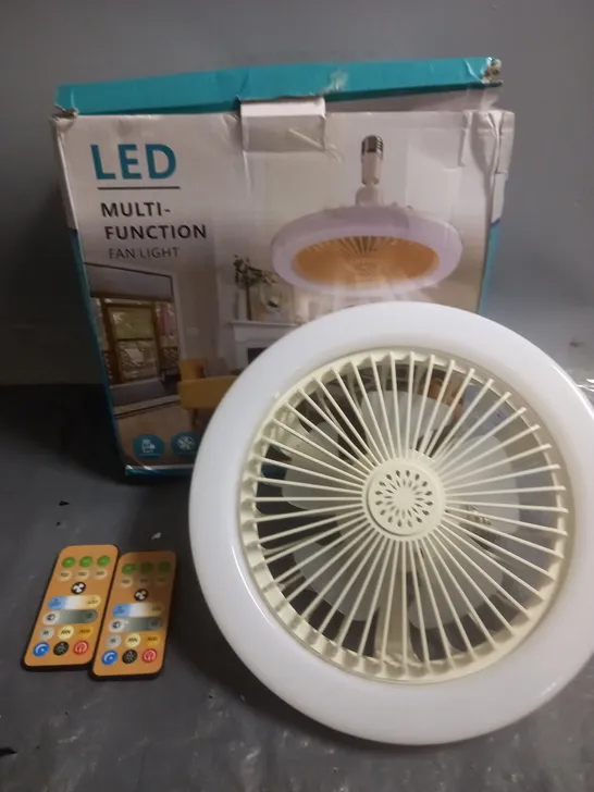 LED MULTI-FUNCTION FAN LIGHT