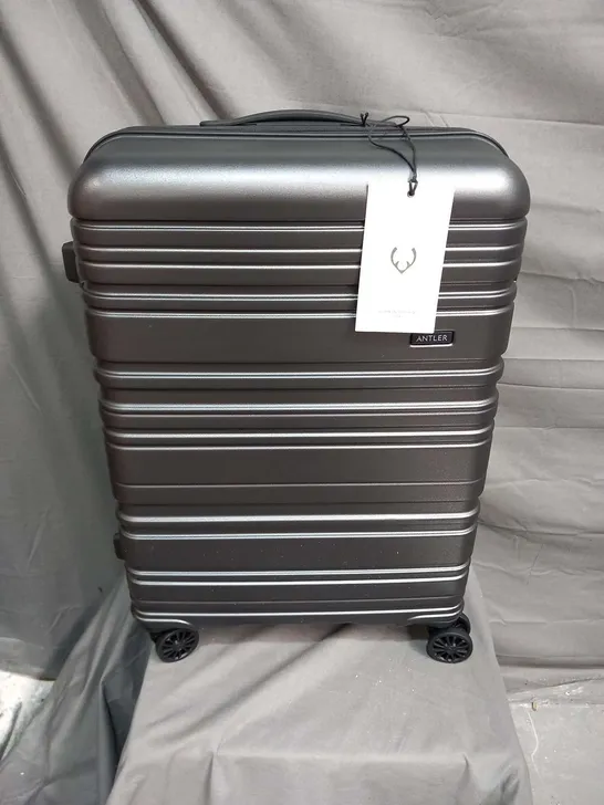 ANTLER SATURN EXCLUSIVE II 4W MEDIUM STD SPIN CHARCOAL 73.9L PACKING CAPACITY LUGGAGE