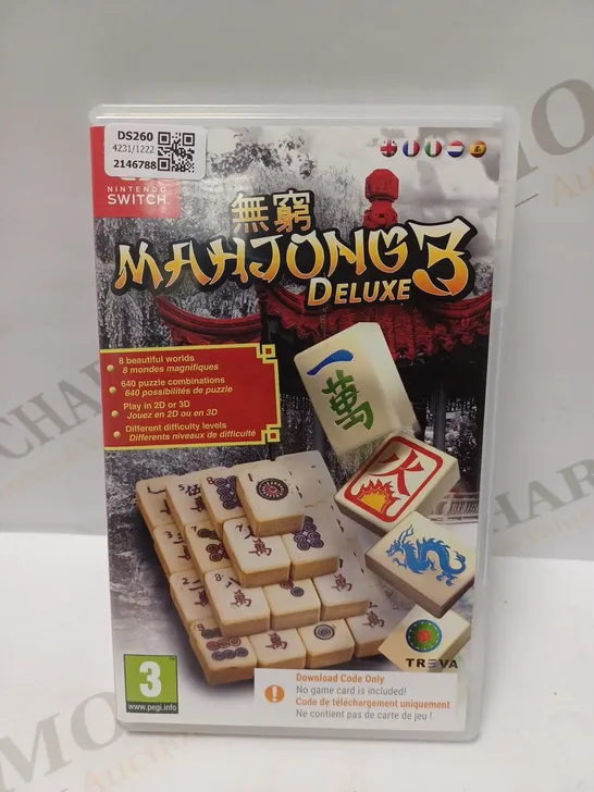 MAHJONG 3 DELUXE  - EMPTY CASE - SET OF 10