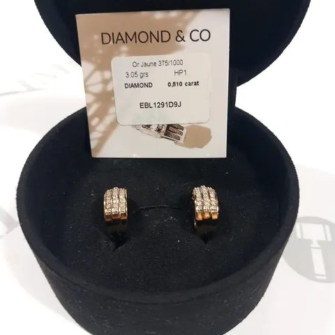 BOXED DIAMONDS AND CO EARRINGS