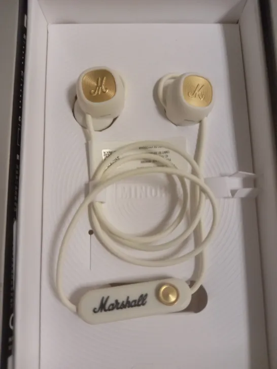 LOT OF 3 SETS OF MARSHALL MINOR 2 BT WIRELESS EARPHONES