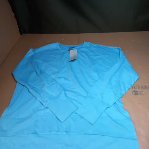 SWEATY BETTY BLUE T SHIRT SIZE L