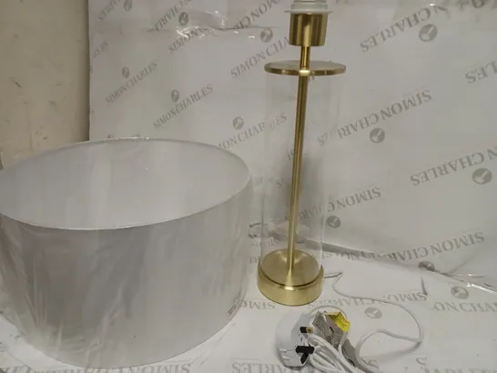 GOLD AND WHITE LAMP