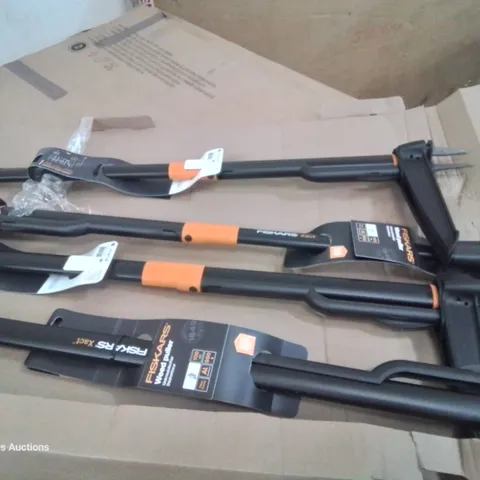 FOUR FISKARS RS XACT WEED PULLERS