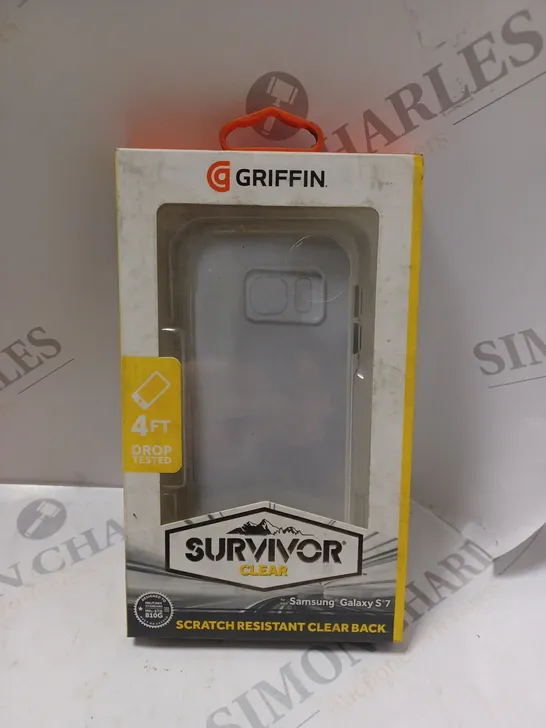 APPROXIMATELY 10 BOXED SURVIVOR CLEAR PROTECTIVE PHONE CASES FOR SAMSUNG GALAXY S7