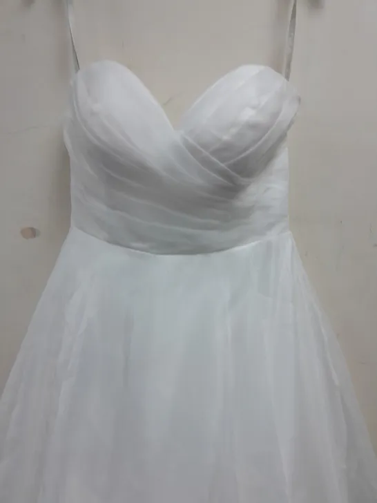 ANNA SORRANO IVORY WEDDING DRESS - SIZE 10