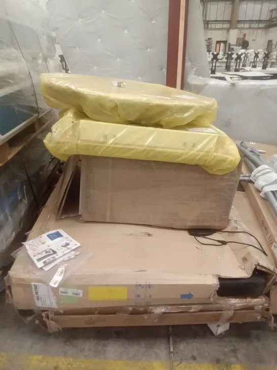 PALLET OF ASSORTED FURNITURE PARTS 