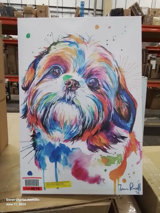 SHIH TZU BY WEEKDAY BEST - CANVAS PAINTING 