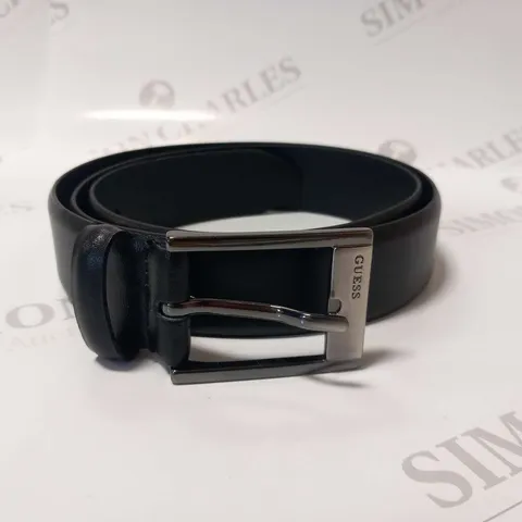 GUESS BLACK LEATHER BELT SIZE S