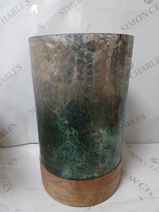 MY HOME STORIES OMBRE LANTERN - GREEN