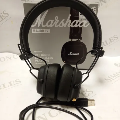 MARSHALL MAJOR IV FOLD WIRELESS HEADPHONES, BLACK