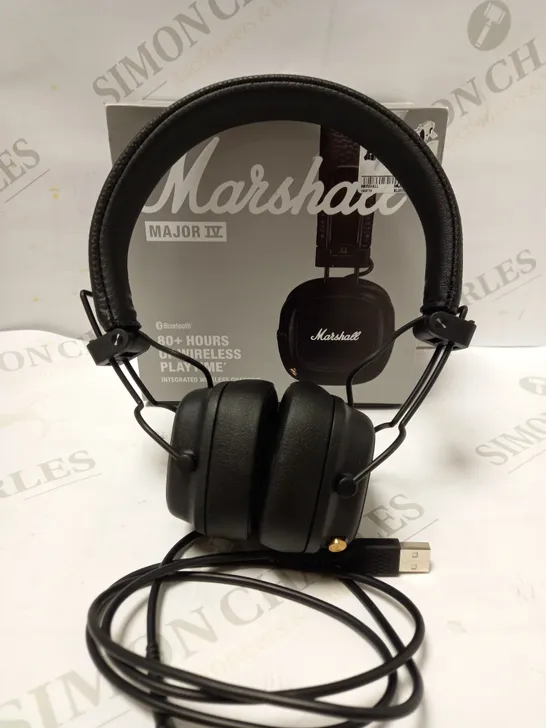 MARSHALL MAJOR IV FOLD WIRELESS HEADPHONES, BLACK