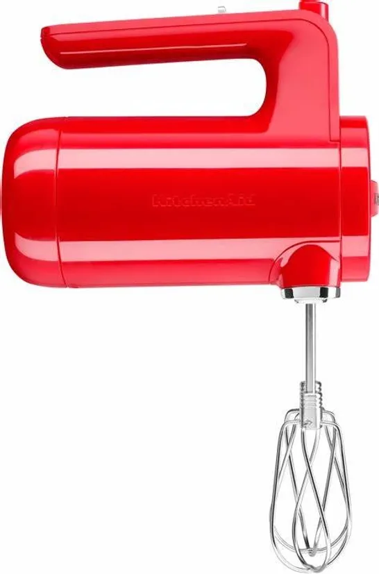 KITCHENAID CORDLESS HAND MIXER 7 SPEED RED