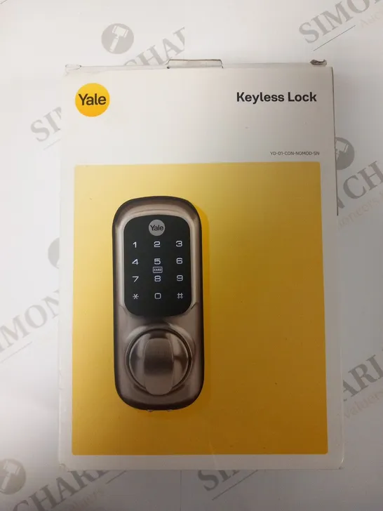 BOXED YALE KEYLESS LOCK YD-01-CON-NOMOD-SN 