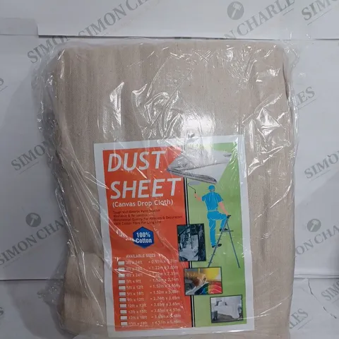 DUST SHEET CANVAS DROP CLOTH 12FT X 12FT