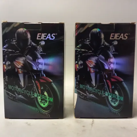 SET OF 2 BOXED EJEAS MOTORCYCLE INTERCOMS