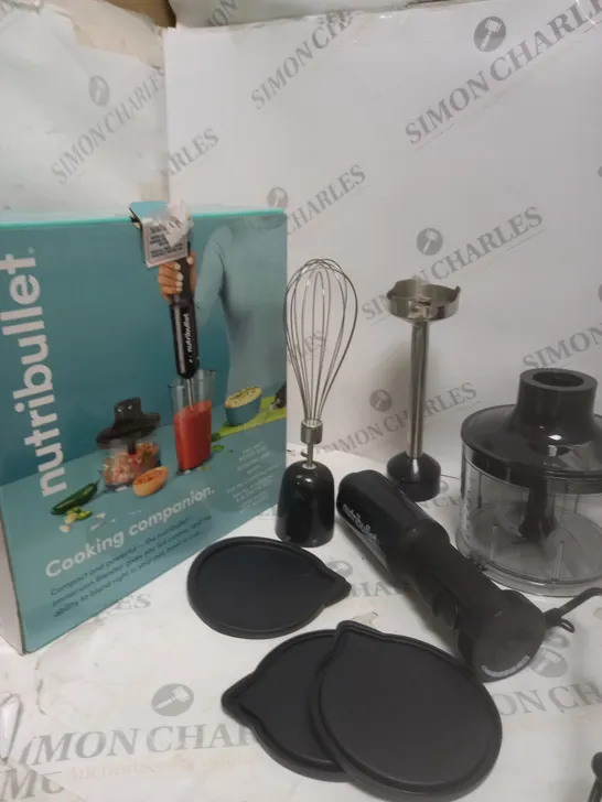 NUTRIBULLET IMMERSION HOT AND COLD HAND BLENDER