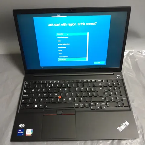 BOXED LENOVO THINKPAD E15 GEN 4 LAPTOP WITH INTEL CORE I7 & IRIS XS GRAPHICS