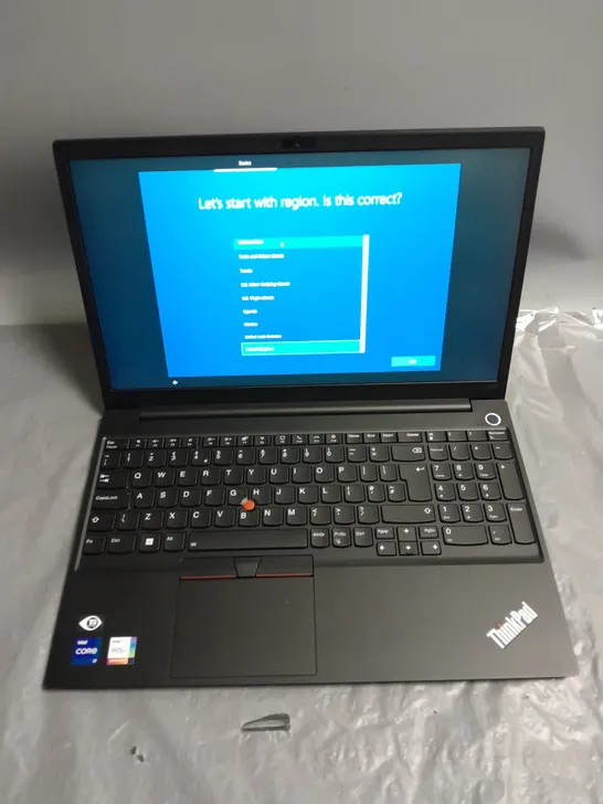 BOXED LENOVO THINKPAD E15 GEN 4 LAPTOP WITH INTEL CORE I7 & IRIS XS GRAPHICS