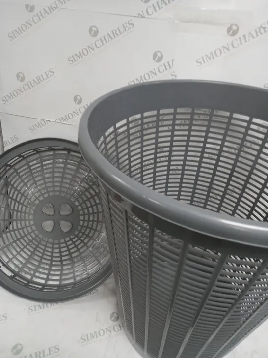 GREY WASHING PLASTIC BASKET 