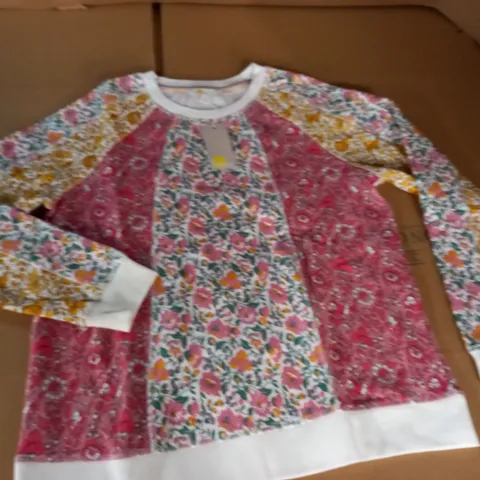 BODEN FLORAL CREW JUMPER - M