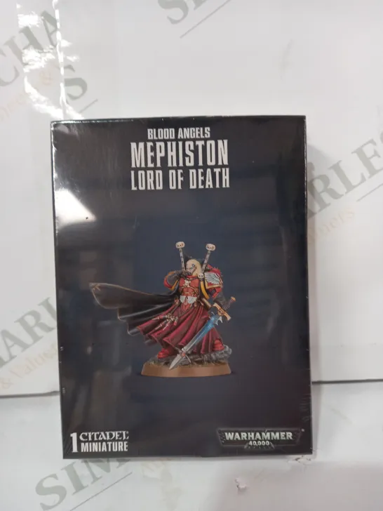 WARHAMMER 40K BLOOD ANGELS MEPHISTON LORD OF DEATH - 1 CITADEL MINIATURE