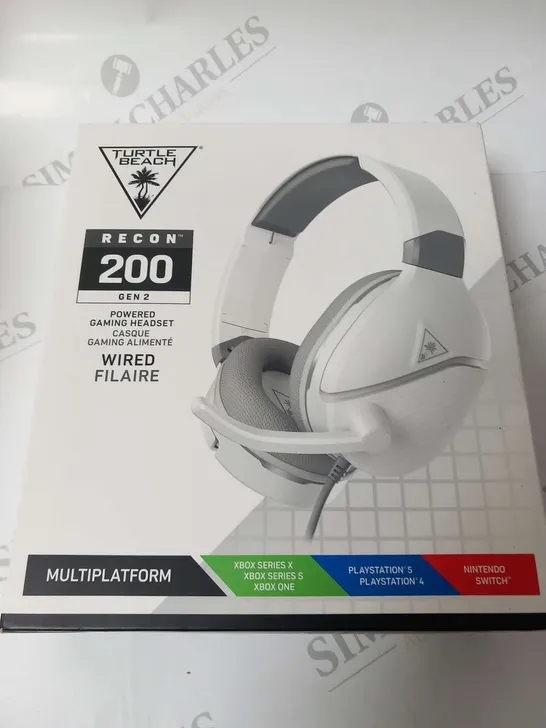 BOXED TURTLE BEACH RECON 200 GEN 2 POWERED GAMING HEADSET