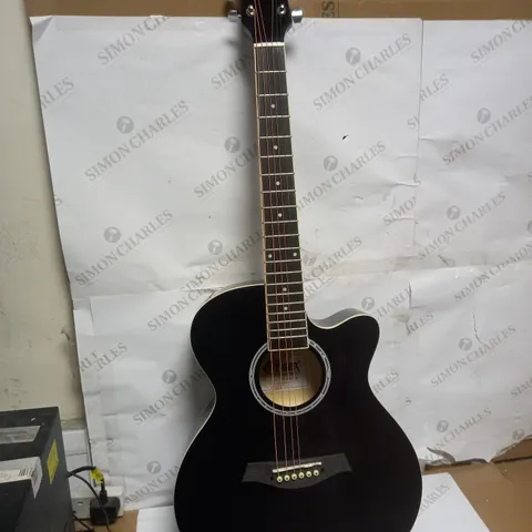 TIGER ACG1-BK SMALL BODY ACOUSTIC GUITAR FOR BEGINNERS GUITAR - BLACK