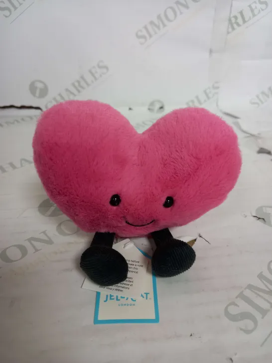 JELLYCAT I AM AMUSEABLE HOT PINK HEART