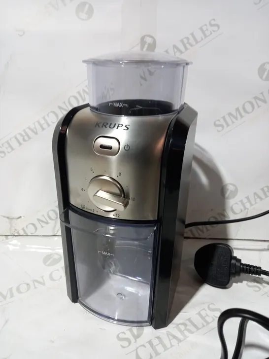 KRUPS EXPERT BURR GRINDER FOR COFFEE BEANS