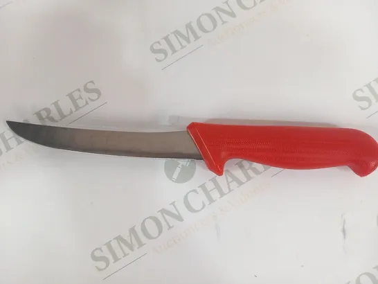 APPROXIMATELY 6 STARRETT BUTCHER KNIFE DEBONING WITH CURVED NARROW BLADE